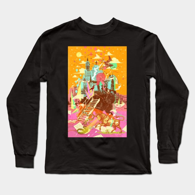 BEAR AND BULL Long Sleeve T-Shirt by Showdeer